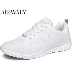 Sportschuhe für Herren und Damen, leicht, atmungsaktiv, einfarbig, für Paare, Größe 35–44 41 weiß