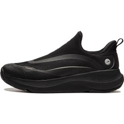 Li Ning Soft Go Vielseitige Mode Stoßdämpfend Langlebig Low Top Freizeitschuhe Herren Sneaker Schwarz AGLU099-1 39⅔