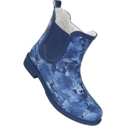 Mountain Warehouse Gummi-Gummistiefel mit Blumenmuster für Damen/Damen 4 UK dunkelblaue