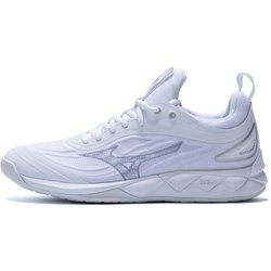 Mizuno Wave Luminous 3 Weiß Silber Damen Sneaker V1GC242041 45