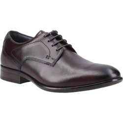 Herren Carl Derby-Schuhe aus Leder 11 UK kastanienbraun