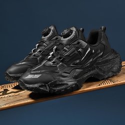 Schuhe Männer Turnschuhe Männliche Herren Casual Schuhe Tenis Luxus Schuhe Trainer Rennen Spitze-freies Schuhe Mode Loafer Laufschuhe für Männer 42 schwarz