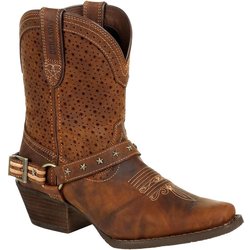 Durango Damen/Damen Crush Vollnarbenleder Shortie Cowboy Stiefel 4 UK