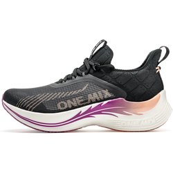 ONEMIX Original mit Carbonplatte Marathon-Rennlaufschuhe Rennschuhe Liebhaber Straßenlaufschuhe Stoßdämpfung Ultraleichte Rebound-Turnschuhe 43 schwarz