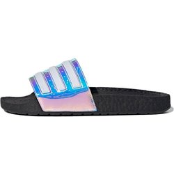 adidas Adilette Boost Slides Irisierend Unisex Sneaker Schwarz Wolkenweiß Core-Schwarz FZ2565 39