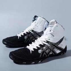 2025 Neue Herren Damen Boxschuhe Atmungsaktive Wrestling-Sneaker Mid Cut Ultraleichtes Trainingsschuhwerk Bequeme Sambo-Schuhe 43 schwarz weiße