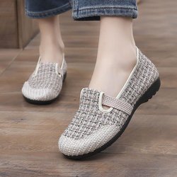 Stoffschuhe, Damenschuhe, verschleißfest, rutschfest, atmungsaktiv, lässig, weiche Sohle 39
