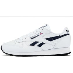 Reebok Classic Leather Bequem Vielseitig Rutschfest Wildleder Langlebig Wasserdicht Low-Top Freizeit Laufschuhe Unisex Sneaker Weiß 100033996 43