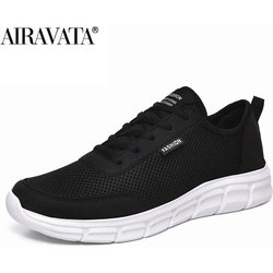 Männer Casual Schuhe Mesh Atmungsaktive Männliche Schuhe Tenis Schuhe Outdoor Schuhe Turnschuhe Plus Größe 39-48 47 schwarz/weiß