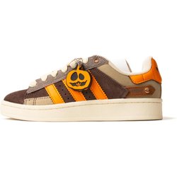 Adidas Originals Campus 00s Halloween Pumpkin Comfortable Durable Low-Top Skate Shoes Unisex sneaker Brown Orange IH3282 35⅔