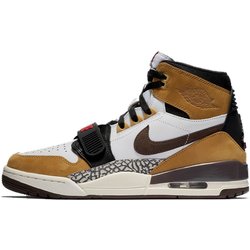 Air Jordan Legacy 312 Rookie of the Year Herren Sneaker Braun Weiß Barockbraun-Weizen-Varsity-Rot AV3922-102 42.5