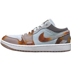 Jordan Air 1 SE Mode Bequem Low Top Retro Basketballschuhe Herren Sneaker Blau Braun IM6664991 41