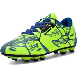 Rutschfeste Fußballschuhe für Studenten, Kunstrasen, AG-Spikes zum Spielen von Fußballschuhen 41 grün