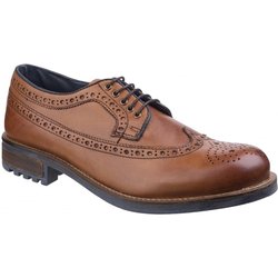 Cotswold Herren-Kleiderschuhe aus Pappel-Brogue-Leder 6 UK hellbraun