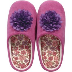 Senko Charlotte Floral Memory Foam Größe 63195 S.D.S. Hausschuhe, Rose, Sohle, 24cm,