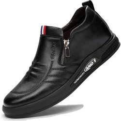 Herrenlederschuhe, Freizeitschuhe, formelle Geschäftskleidung, Herrenschuhe in Übergröße mittleren Alters, Freizeitschuhe für Herren 42