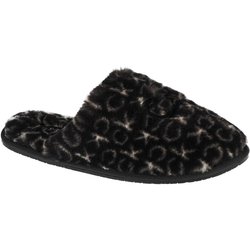 Calvin Klein Slipper Mule Fur Mono HW0HW00536-0GK, Damen, Hausschuhe, schwarz 37 schwarz