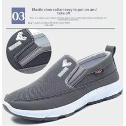 Herren-Wanderschuhe mit rutschfester, verschleißfester Sohle und weicher Sohle – bequem, atmungsaktiv, lässiges Schuhwerk für Frühling und Herbst 45 graue