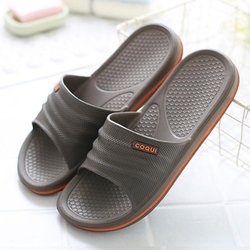 Herren-Slipper für Zuhause, Plattform, Strand-Hausschuhe, Damen, EVA, rutschfeste Badepantoffeln, Outdoor, Herren-Sommerschuhe, Unisex-Hausschuhe 42 khaki