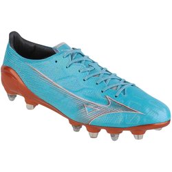 Mizuno Alpha Japan Mix, blaue Fußballschuhe für Herren 44,5 blau