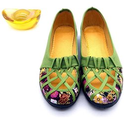 Mittleren alters und Ältere Stoff Schuhe Hohl Damen Net Schuhe Ein-schritt Atmungsaktive Schuhe Sandalen Nicht-slip Weichen sohlen Schuhe 35