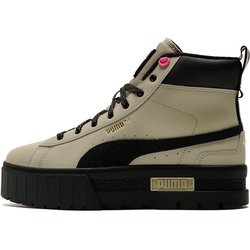 Puma Mayze Retro Casual Rutschfest Stoßdämpfend Langlebig Leicht Atmungsaktiv Mid-Top Sneaker Damen Sneaker Khaki 381888-01 35.5