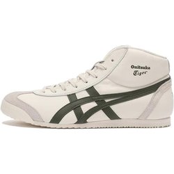 Onitsuka Tiger Mexico Mid Runner Sports Classic Dämpfung Rutschfest Langlebig Mid Top Lifestyle Freizeitschuhe Unisex Sneaker 1183B812-100 44