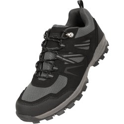 Mountain Warehouse Mcleod Outdoor Wide Wanderschuhe für Herren 8 UK schwarz