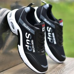 Herrenschuhe Wasserdichte Turnschuhe Herren Neue Mode Laufschuhe 46 coole schwarze