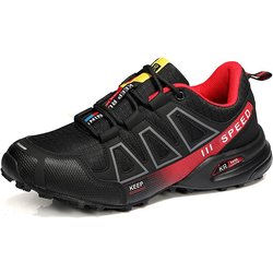 Herren Wanderschuhe Outdoor Cross-Country Laufschuhe Mesh Wandertrainingsstiefel Geeignet für Arbeit Angeln Wandern Sportschuhe 42