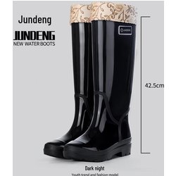2024 Trendige, vielseitige, wasserdichte Regenstiefel für Damen – langlebig, bequem und warm für Camping und Küche 39-40