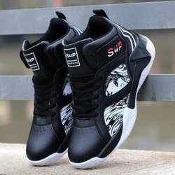 Neue Herren-Sportschuhe zum Schnüren, modische, rutschfeste, lässige Laufschuhe 43 schwarz