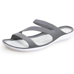 Beliebte Sandalen ohne Absätze Frau Sommer 2024 EVA Einfarbig Casual Hausschuhe Frauen Flache Gelee Schuhe Damen Strand Sandale 40 40 graue