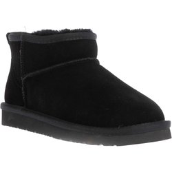 EverAu Damen/Damen Finch Mini Kuhveloursleder Klassische Stiefel 5 UK schwarz