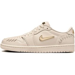 Air Jordan 1 Low Method of Make Legend Hellbraun Damen Sneakers Creme Metallic-Gold FN5032-200 38