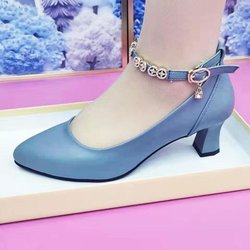 Weiche Lederschuhe Damen High Heel Mom Schuhe Weiche Unterseite Weiche Leder Damen Lederschuhe Bequeme High Heels 35
