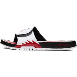 Air Jordan Jordan Hydro 5 Retro Slide Weiß Feuerrot Unisex Sneakers Schwarz 555501-101 41