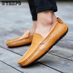 Sommer Herren Schuhe Herren Leichte Bequeme Flache Schuhe Loafer Leder Schuhe Sneakers 45