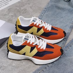Weibliche 2025 Frühjahr neue Internet-Promi-Plattform Student Freizeitschuhe Herbst atmungsaktive Sportschuhe 39 orange
