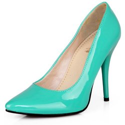 Mode Mode High Heels Schuhe Frau Klassische Pumps Rosa Rot Blau Nude Grün Heels Spitz Büro Party Hochzeit Schuhe Frühling Herbst 48 grün