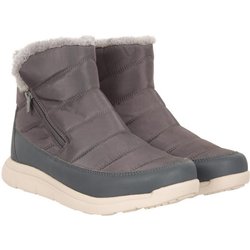 Mountain Warehouse Boston Schneestiefel für Damen mit Fleecefutter 4 UK grau