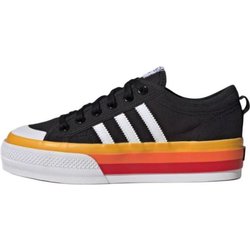 Adidas Originals Nizza Platform Comfortable Non-Slip Durable Low-Top Skate Shoes Unisex Sneakers Black JQ9147 36