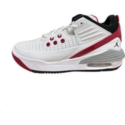 Air Jordan Jordan Max Aura 5 Weiß Varsity Rot Herren Sneaker Wolfsgrau Schwarz DZ4353-101 40