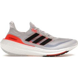 adidas UltraBoost Light White Solar Red Unisex Sneakers Cloud-White Core-Black HQ6351 40