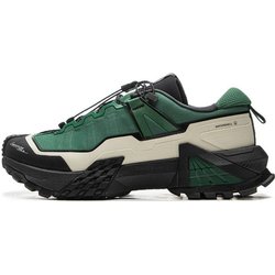 Li Ning CF Outdoor Fashion Bequem Vielseitig Rutschfest Langlebig Niedrig Geschnitten Wanderschuhe Unisex Wanderschuhe Grau Grün AHTU017-4 43
