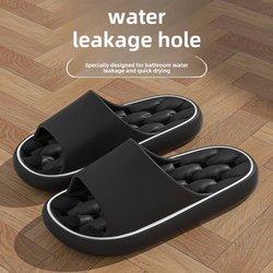 Auslaufsichere Hausschuhe für den Sommer mit weicher Sohle 42-43 schwarz