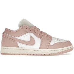 Air Jordan 1 Low Pink Oxford Damen Sneaker Weiß Sail DC0774-162 38.5