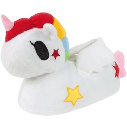 Tokidoki Damen/Damen Unicorno 3D Hausschuhe 7-8 UK weiß