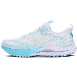 Mizuno Wave Inspire 20 SP Weiß Silber Blau Glow Unisex Sneakers J1GC246102 42.5