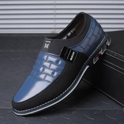 Leder Herren Freizeitschuhe Herren Loafer Mokassins Atmungsaktiv Rutschfest Schwarz Fahrschuhe Große Größe 48 44